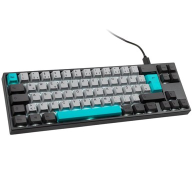 DUCKY Tipkovnica Miya Pro Moonlight TKL Gaming za PC/Mac, MX-Brown, bijeli LED, tamnosiva - MY69CN2W/LLPn2B1