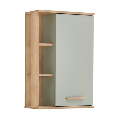 Viseći kupaonski ormarić Pelipal, 51x75 cm, hrast, zelena