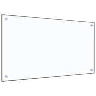 Kuhinjska zaštita od prskanja, kaljeno staklo, prozirna