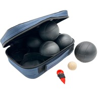 ENERO PRO Set 6 čeličnih kugla za bočanje, crnih