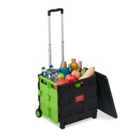 NORTHIX Kolica za kupovinu, sklopiva, nosivost 35 kg, teleskopska ručka