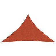 Jedro za zaštitu od sunca 160 g/m² terakota 3,5x3,5x4,9 m HDPE