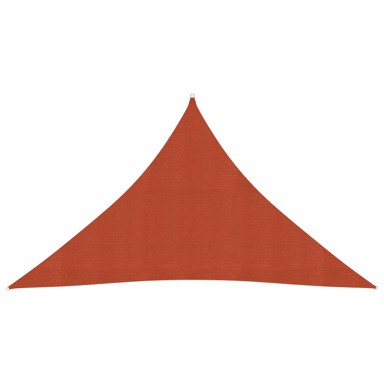 Jedro za zaštitu od sunca 160 g/m² terakota 3,5x3,5x4,9 m HDPE