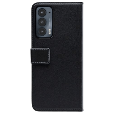 MOBILIZE PU kožna futrola tipa knjige za Motorola Edge 20, crna