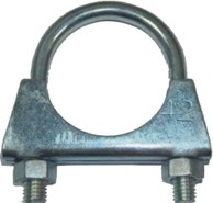 Stezaljka za cijevi AN-0116 M8 26,5x52 mm, srebrno