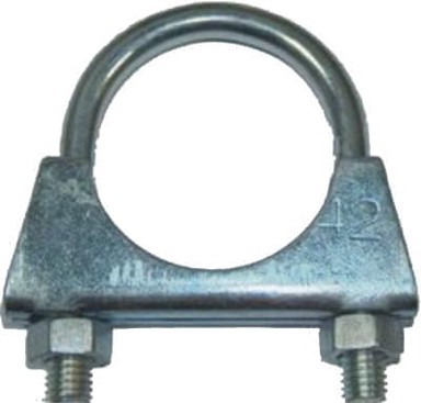 Stezaljka za cijevi AN-0116 M8 26,5x52 mm, srebrno