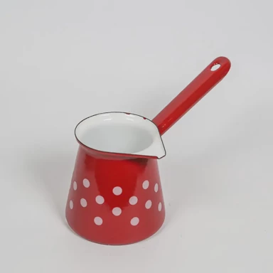 VEF Džezva br.6, crveno-bijela, 0,5 L