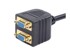 GEMBIRD Adapter VGA (m) na 2x VGA (ž) 20 cm, crna