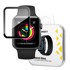 WOZINSKY Staklo za Apple Watch 3/2/1, hibridno, 38 mm, crno