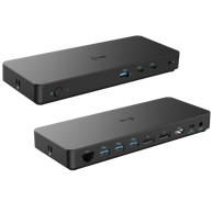I-TEC Docking stanica Triple Display Gen 2 Pro, USB-C, 3x USB 3.2 Gen 1 Type-A, 2x USB 3.2 Gen 2 Type-A, 2x DisplayPort, HDMI, RJ45, PD 100W, crna