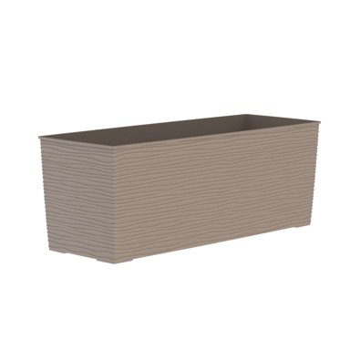 BLUMAX Žardinjera Aurora, 60x30x29 cm, mocca