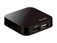 D-LINK USB hub DUB-H4, 4-portni, vanjski strujni adapter