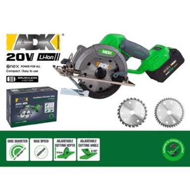 ADK akumulatorska kružna pila SF4J503 ENEX, 20 V, 1 x 4.0 Ah