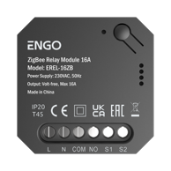 ENGO Relejni modul EREL-16ZB, beznaponski, ZigBee