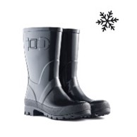 Ženske gumene čizme PVC, podstavljene, 37