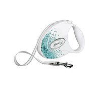FLEXI Povodac GLAM SPLASH OCEAN M 5m, bijela