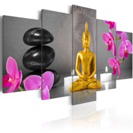 Slika Zen golden Buddha 200x100
