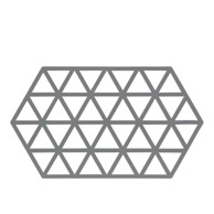 ZONE Sivi silikonski podmetač za lonce Triangles