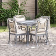 Cerada s rupama, polietilen, 2 x 2 m, transparentna