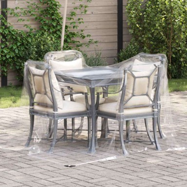 Cerada s rupama, polietilen, 2 x 2 m, transparentna