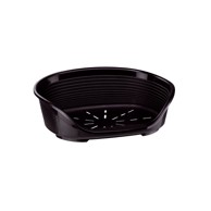 FERPLAST Ležaj za pse Siesta Deluxe 6 crna, 70,5x52x23,5 cm