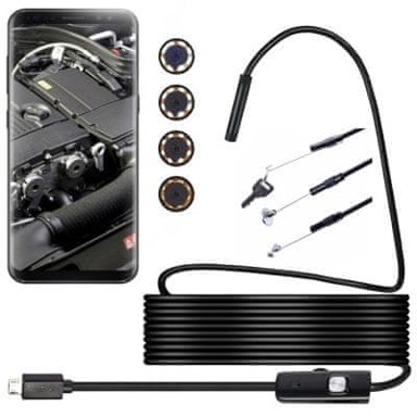 VERKGROUP Endoskopska kamera, USB, 5 m, LED