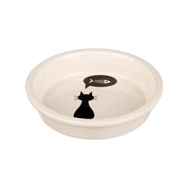 TRIXIE Posuda keramička za mačke 0,25 l/fi-13 cm bijela