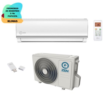 QZEN Klima uređaj START Inverter Plus ZE-09WSE/ZE-09OSE + WiFi modul, 2,6 kW