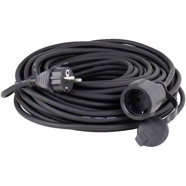 AS SCHWABE Produžni kabel 60370, gumeni, 25 m, crni
