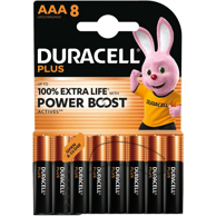 DURACELL Baterija Plus AAA, alkalna