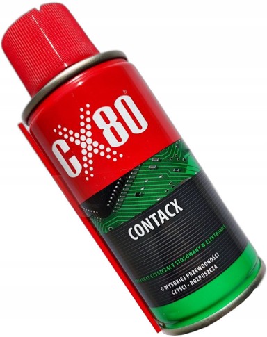 CX-80 Sprej za čišćenje elektroničkih komponenti ContacX 150 ml, prozirna