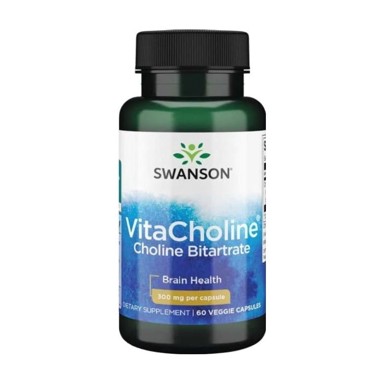 SWANSON VitaCholine, 300 mg, 60 kapsula