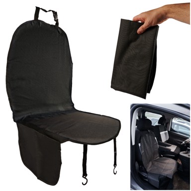 Univerzalna zaštitna prostirka za auto za pse, crna