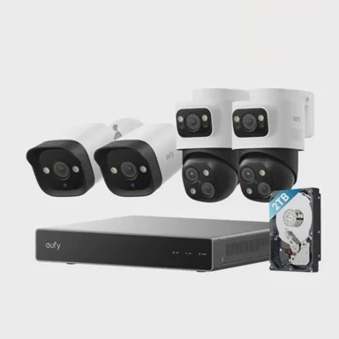 ANKER EUFY Security PoE NVR S4 nadzorni sustav, 4 kamere, 4K, PTZ, 2 TB HDD