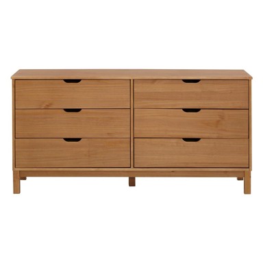 STØRAA Niska komoda od masivnog bora u prirodnoj boji, 150x75 cm Post