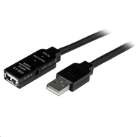 STARTECH USB-A produžni kabel USB2AAEXT15M, USB 2.0, 15 m, crni
