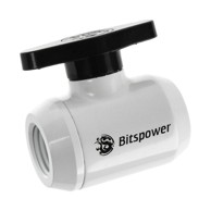 BITSPOWER Ventil 2x IT 1/4 inča, crna ručka, bijela