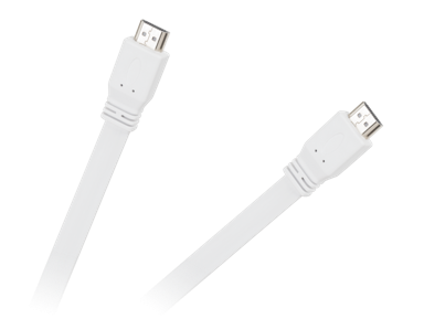 CABLETECH HDMI–HDMI kabel, ravni, bijeli, 2.0, 1,8 m