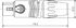 ONE Ženski 3-pinski XLR konektor XF3BG