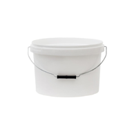 Kanta, ovalna, zapremnina 18 l, bijela boja, bez poklopca