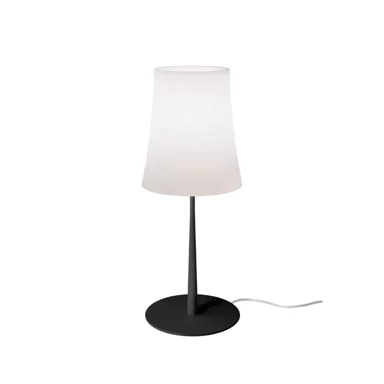 FOSCARINI Stolna lampa Birdie Easy velika, crna