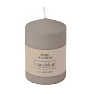 EGO DEKOR Smeđa svijeća Eco candles Top, 25 h