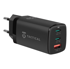 TACTICAL Kućni punjač FlashBang Gun, QC 65 W, 1× USB-A + 2× USB-C, crna