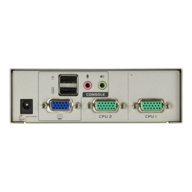 ATEN KVM preklopnik CS72U-AT, VGA, USB, 2048 x 1536, sivi