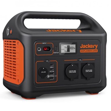 JACKERY Energetska stanica Explorer 1000EU, 1002Wh, 1000W, crna
