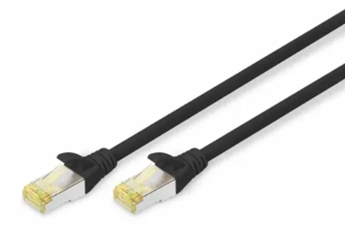 DIGITUS SFTP patch CAT.6A 0,5 m, crni