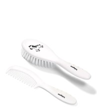 BABYONO Četka i češalj za kosu Soft, bijeli