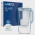 BRITA Vrč za filtriranje vode GlassJug ONE MX Pro, stakleni, 2,5 l, svijetlo plavi