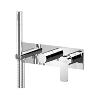 SAPHO Ugrađena slavina za tuš Spy (s 3 izlaza), sjajno srebrna