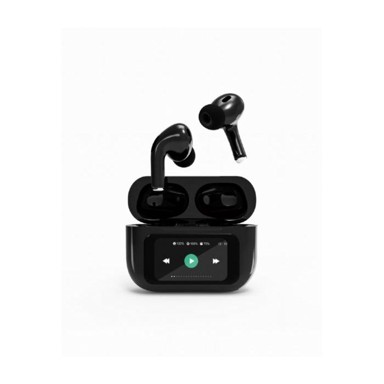 GEMBIRD Slušalice BT TWS GEM-TWS-LCD-ANC-01BK, LCD display, Active Noise Cancelling, crna